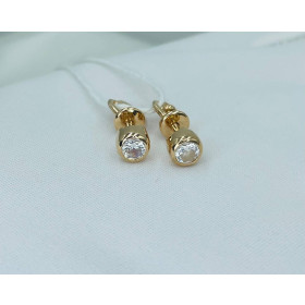 Золоті сережки пусети